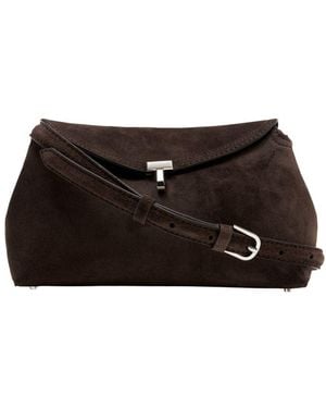TOTEME T-Lock Clutch - Black