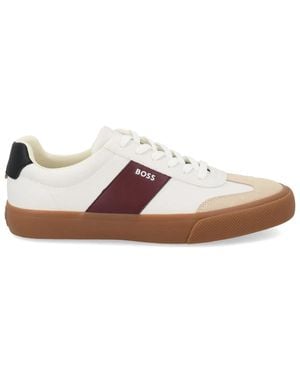 BOSS Sneaker With Logo - Brown