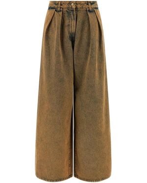 Alanui 'Den Wideleg' Jeans - Natural