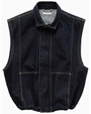 1989 STUDIO Denim Vest Dark - Blue