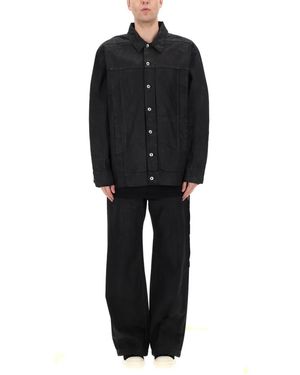 Rick Owens Cotton Sports Jacket - Black