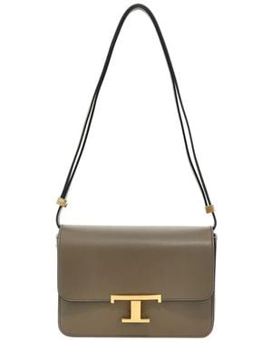 Tod's Ttt Tracollina T Mini - Metallic