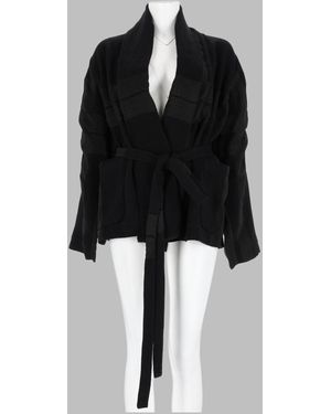 Uma Wang Sleek Cropped Jacket For - Black