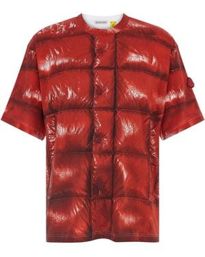 Moncler Genius T-Shirt Moncler X A$Ap Rocky - Red