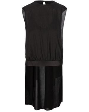 Fendi Satin Silk Top - Black