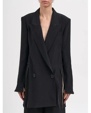 Alessandra Marchi Double-Breasted Jacket - Blue