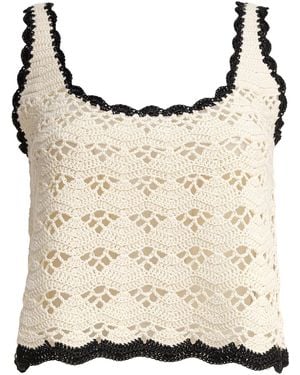 Zimmermann Rhiannon Crochet Tank - Natural