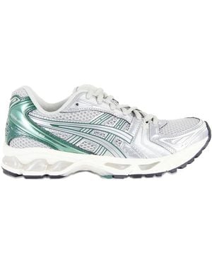 Asics Synthetic Leather Trainers - White