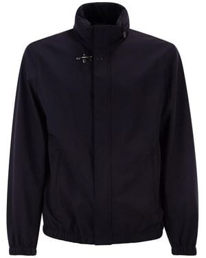 Fay Short Travel Bomber Jacket - Blue
