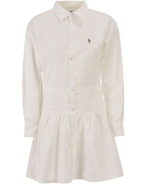 Polo Ralph Lauren Cotton Shirt Dress - White