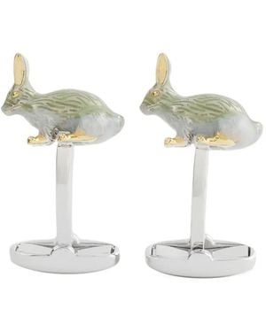 Paul Smith Cufflink Rabbit - White