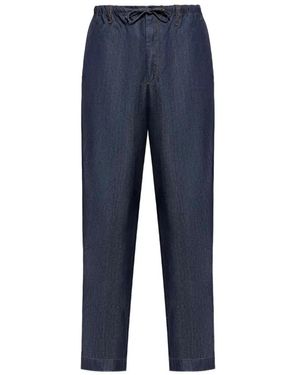 Dries Van Noten Penny Long Jeans - Blue