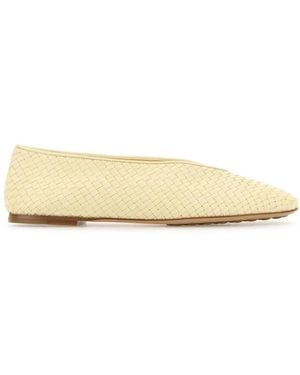 Bottega Veneta Pastel Leather Rosa Ballerinas - Natural
