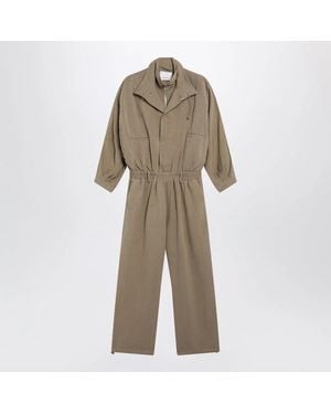 Frankie Shop Camel Marvin Jumpsuit - Natural