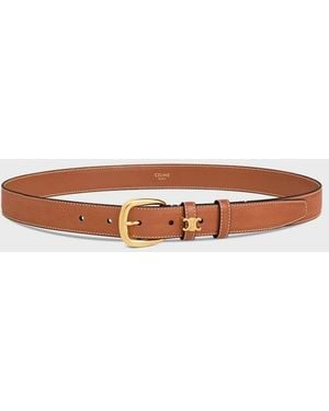 Celine Medium Belts 25Mm - Brown
