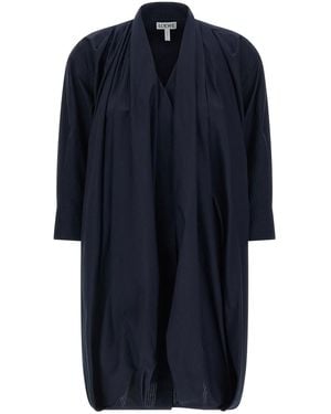 Loewe Draped Dress - Blue