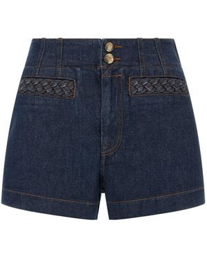 Zimmermann 'Aster' Shorts - Blue