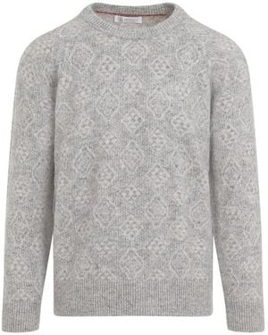 Brunello Cucinelli Roundneck Sweater - Gray