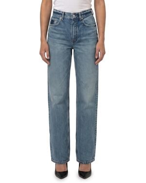 Alaïa Alaia Jeans Vintage Pernera Recta - Blue