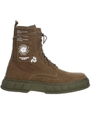 Viron Canvas Boots - Brown