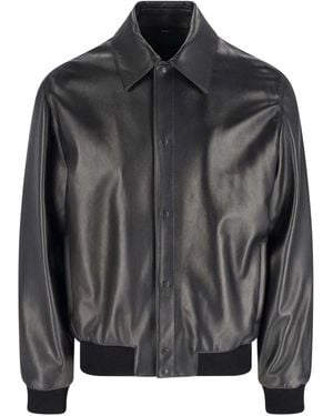 Fendi Lambskin Jacket - Black