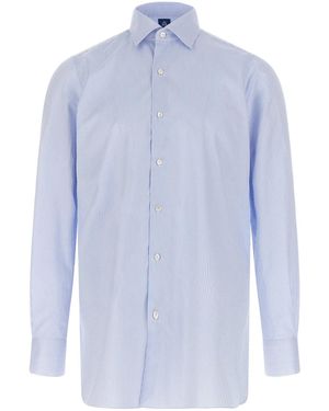 Finamore 1925 'Napoli' Shirt - Blue