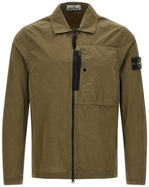 Stone Island '120004' Overshirt - Green