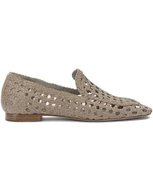 Pons Quintana Leather Loafers - Gray
