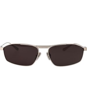 Balenciaga Metallic Sunglasses - Brown