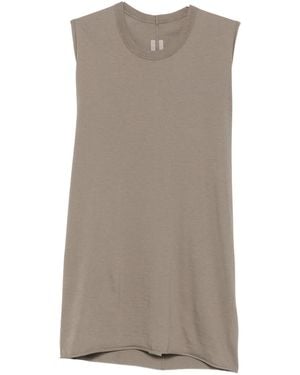 Rick Owens Minimalist Sleeveless Tank Top - Brown