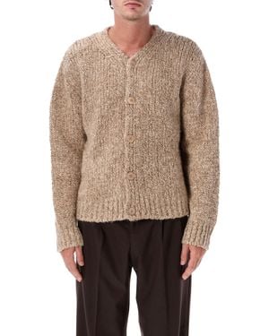 sunflower John Wool And Alpaca Cardigan - Natural