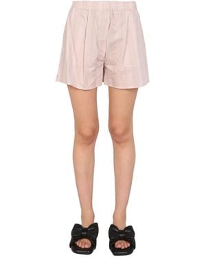 Off-White c/o Virgil Abloh Striped Pattern Shorts - Pink