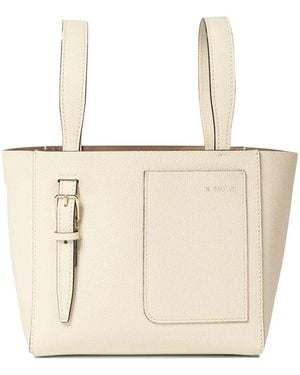Valextra "Soft Micro" Small Handbag - White