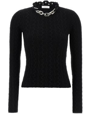 Rabanne Necklace Jumper - Black