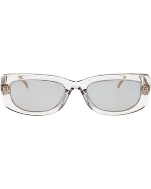 Prada Grigio Trasparente Acetate Sunglasses - Gray