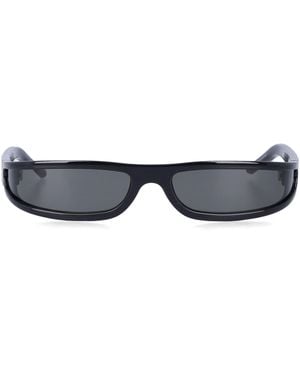 Rick Owens Fog Slim Wrap Sunglasses - Multicolour