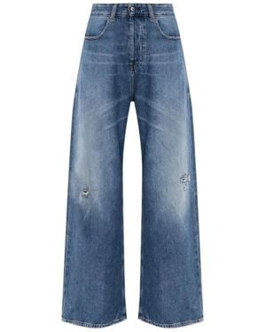 DIESEL Cotton Trousers - Blue