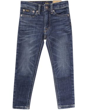 Polo Ralph Lauren Skinny-Fit High Waist Stretch Jeans - Blue