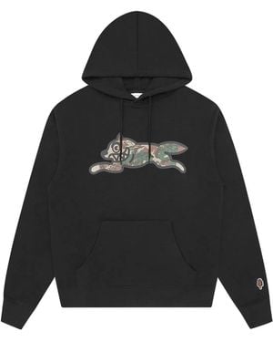 BBCICECREAM Running Dog Popover Cotton Hoodie - Black