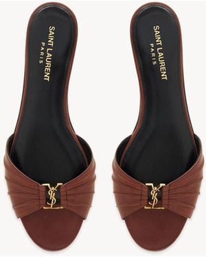 Saint Laurent Babylone Slides - Multicolour