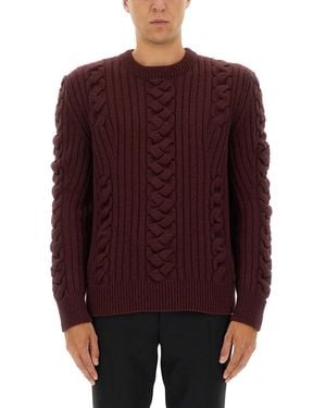 McQueen Wool Jumper - Purple