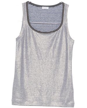 Brunello Cucinelli Linen Tank Top - Grey