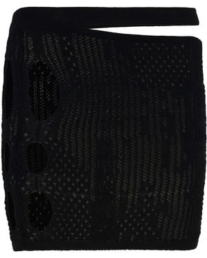 Roberta Einer Knitted Mini Skirt - Black