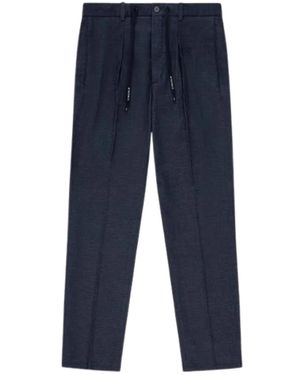 Circolo 1901 Denim Cotton Pants - Blue