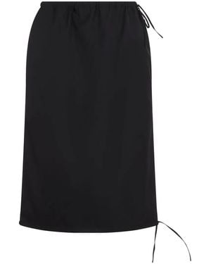 Prada Nylon Skirt - Black