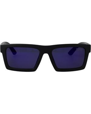 Prada Linea Rossa Matte Injectate Sunglasses - Blue
