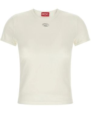 DIESEL 'Uncutieslong-Od' T-Shirt - White