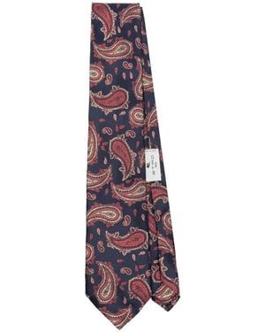 Etro Tie 8 Cm - Purple