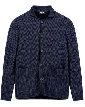 Giorgio Armani Classic Jacket - Blue