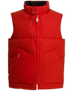 Manifattura Ceccarelli "Goose Down Vest" Vest - Red